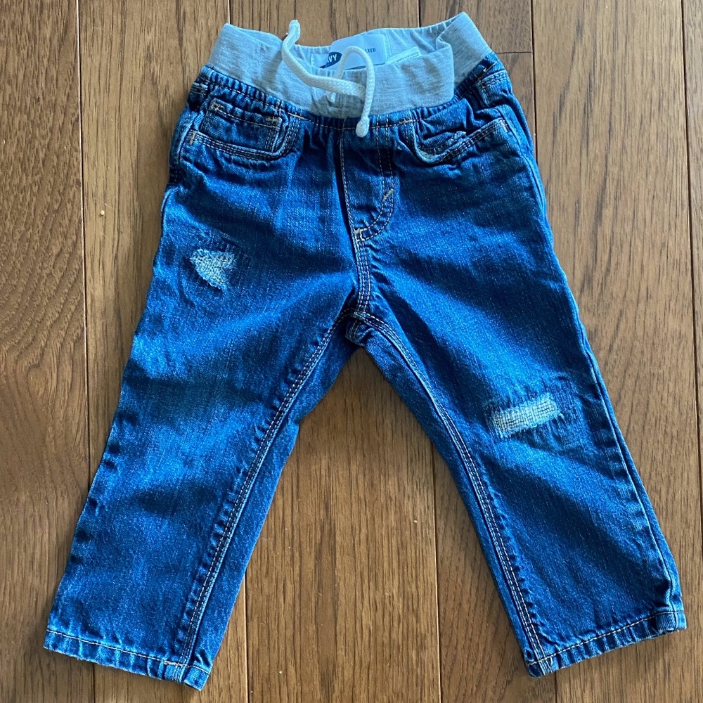 Old Navy Denim Blue Jeans (12-18 Months)